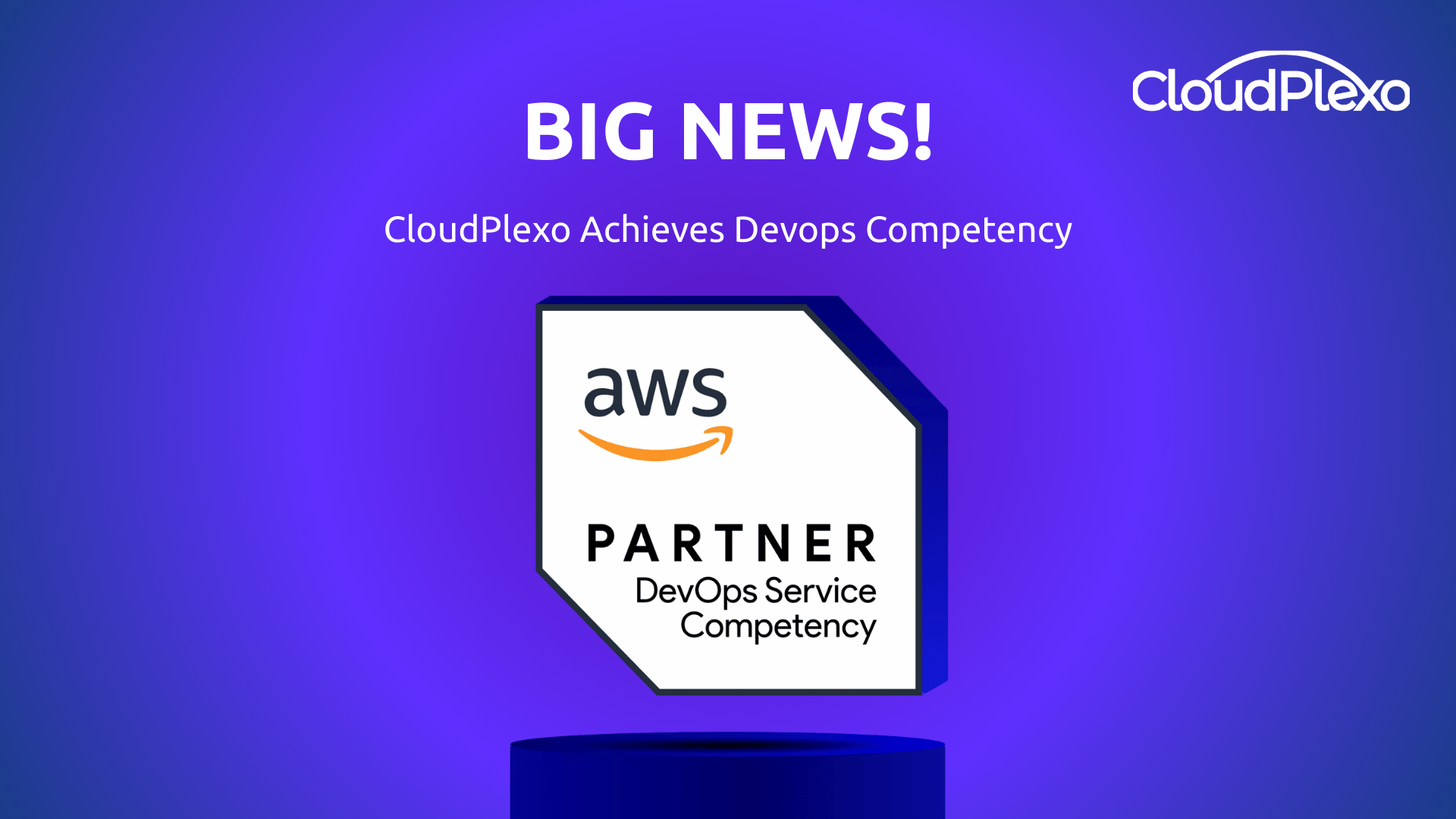 CloudPlexo Achieves AWS DevOps Competency