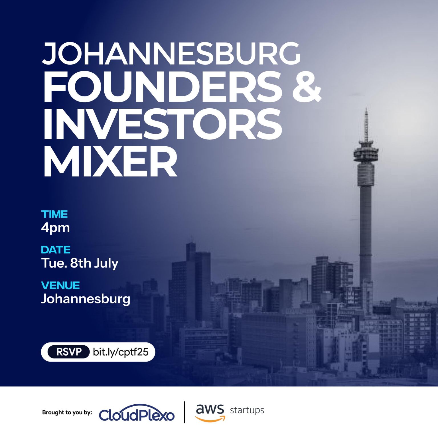 Johannesburg Founders Investors Mixer - CloudPlexo